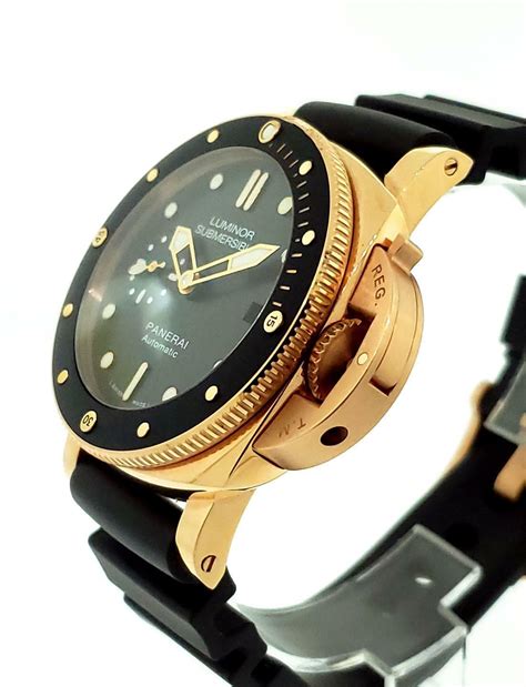 panerai submersible 42mm rose gold